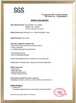 SGS Inspection Certificate
