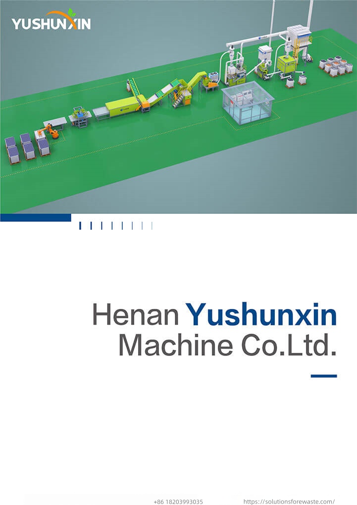 Solar Panel and Lithium Battery Recycling Plant Catalogue