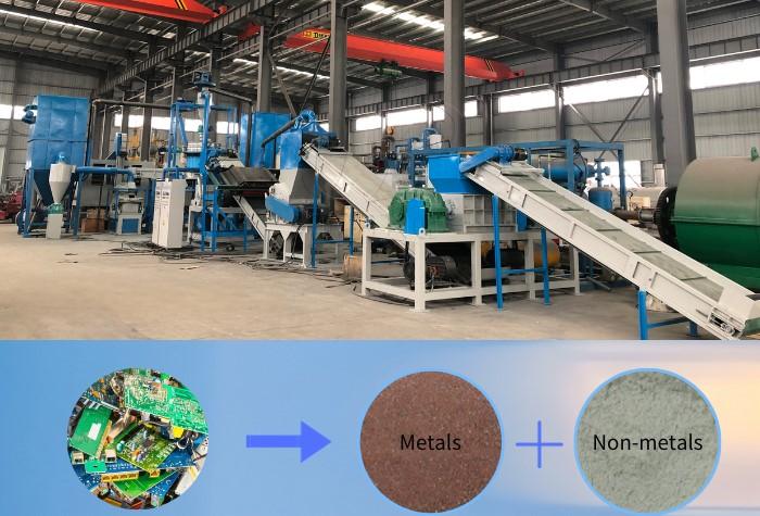 separating metals and non-metals