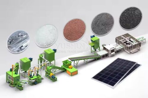 solar panel recycling line