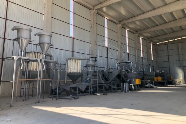 waste tire recycling line