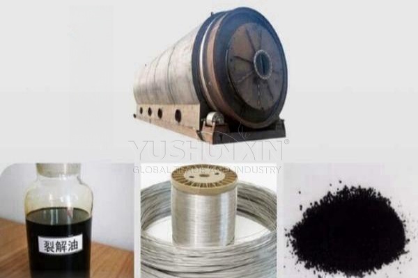 Recovery of Tire Pyrolysis Byproducts