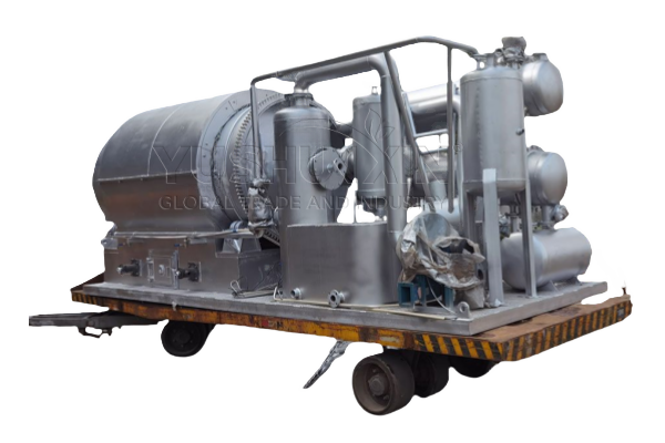 mobile tire pyrolysis unit