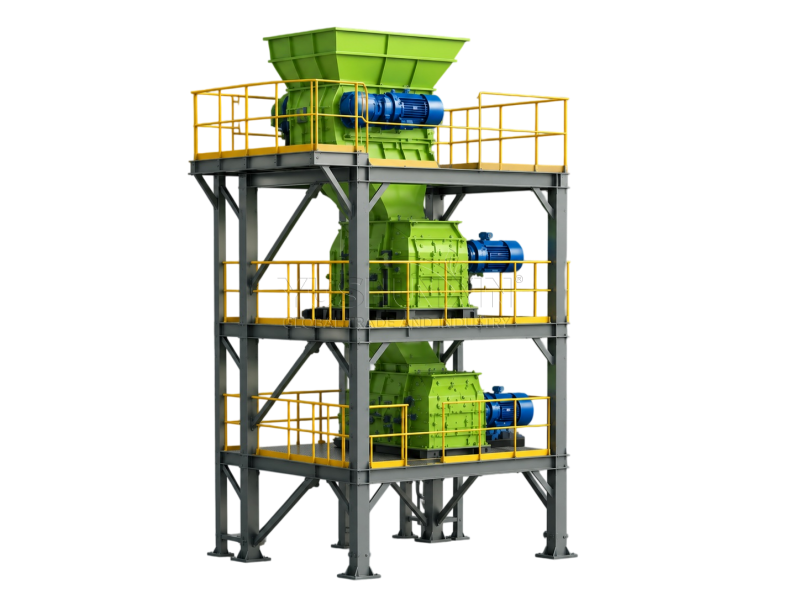Lithium Battery Shredder