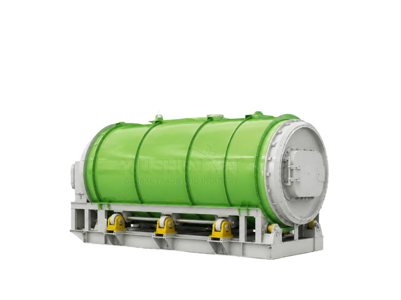 Rotary Pyrolysis Reactor for Solar Panel Recycling