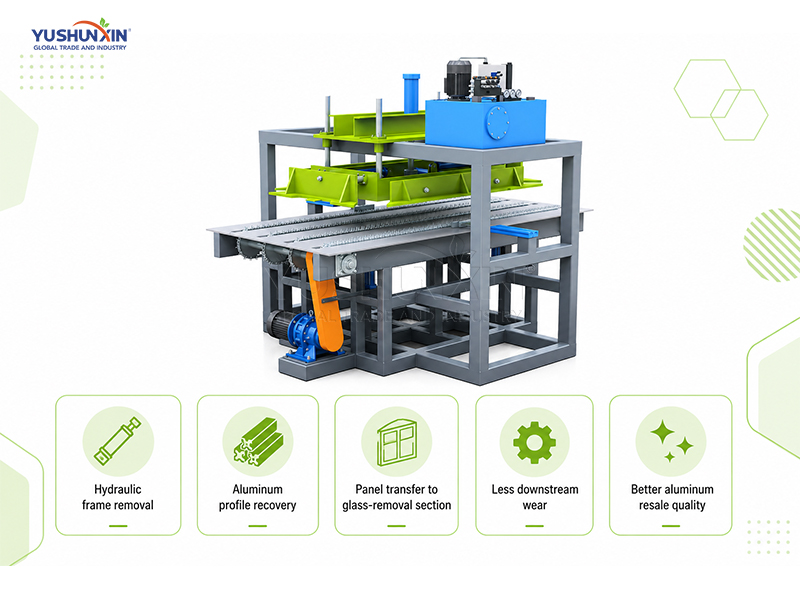 Solar Panel Frame Removal Machine