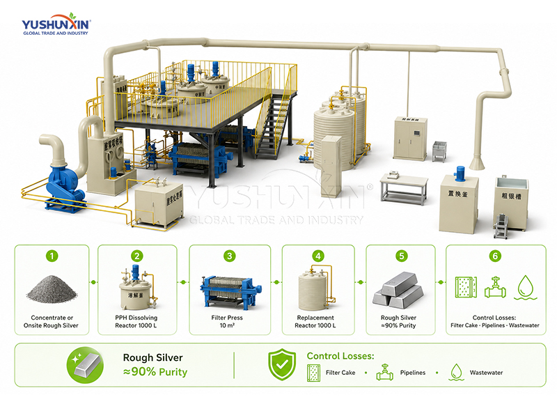 Solar Panel Silver Recovery Project for High-value Material Recycling in France