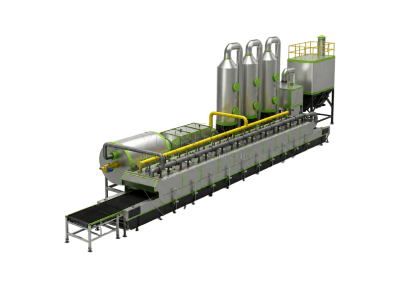 Tunnel Furnace for Solar Panel Pyrolysis