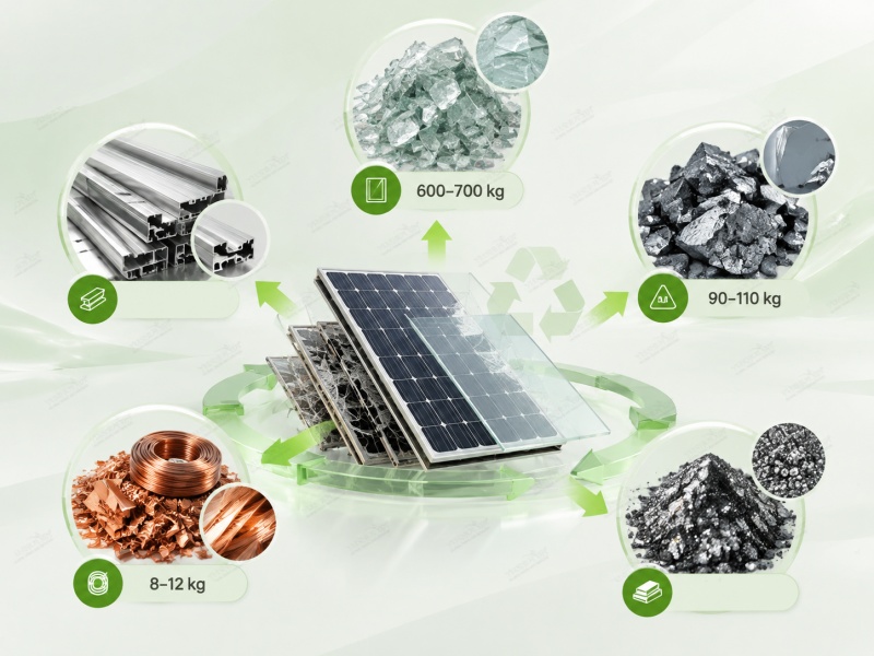 Valuable Materials Recovery from Double Glass Solar Panels